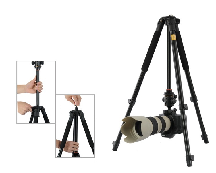 Chân máy ảnh Tripod Beike Q-360 + Remote cho máy ảnh