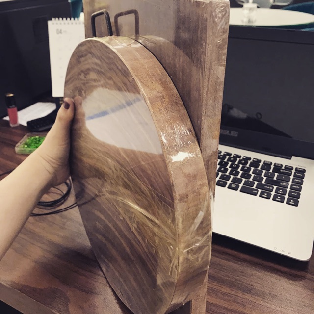 [ VIDEO THẬT ] THỚT NGHIẾN Có Tâm 40cm x 5cm