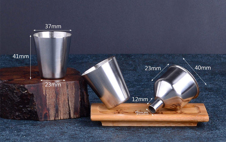 Phễu Inox 304 dày dặn đường kính 40mm