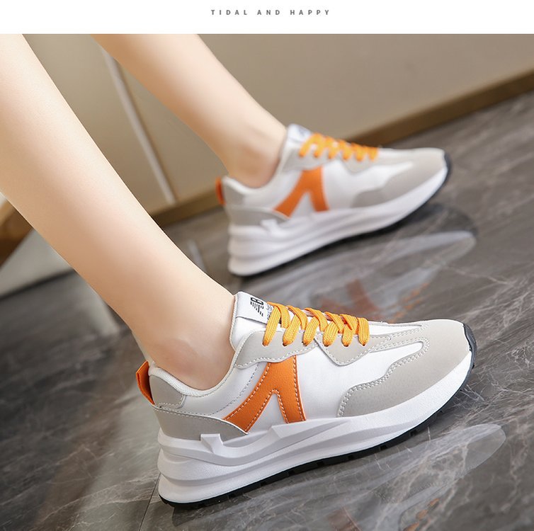 Giày nữ độn đế tăng 5cm chiều cao phong cách Hàn Quốc