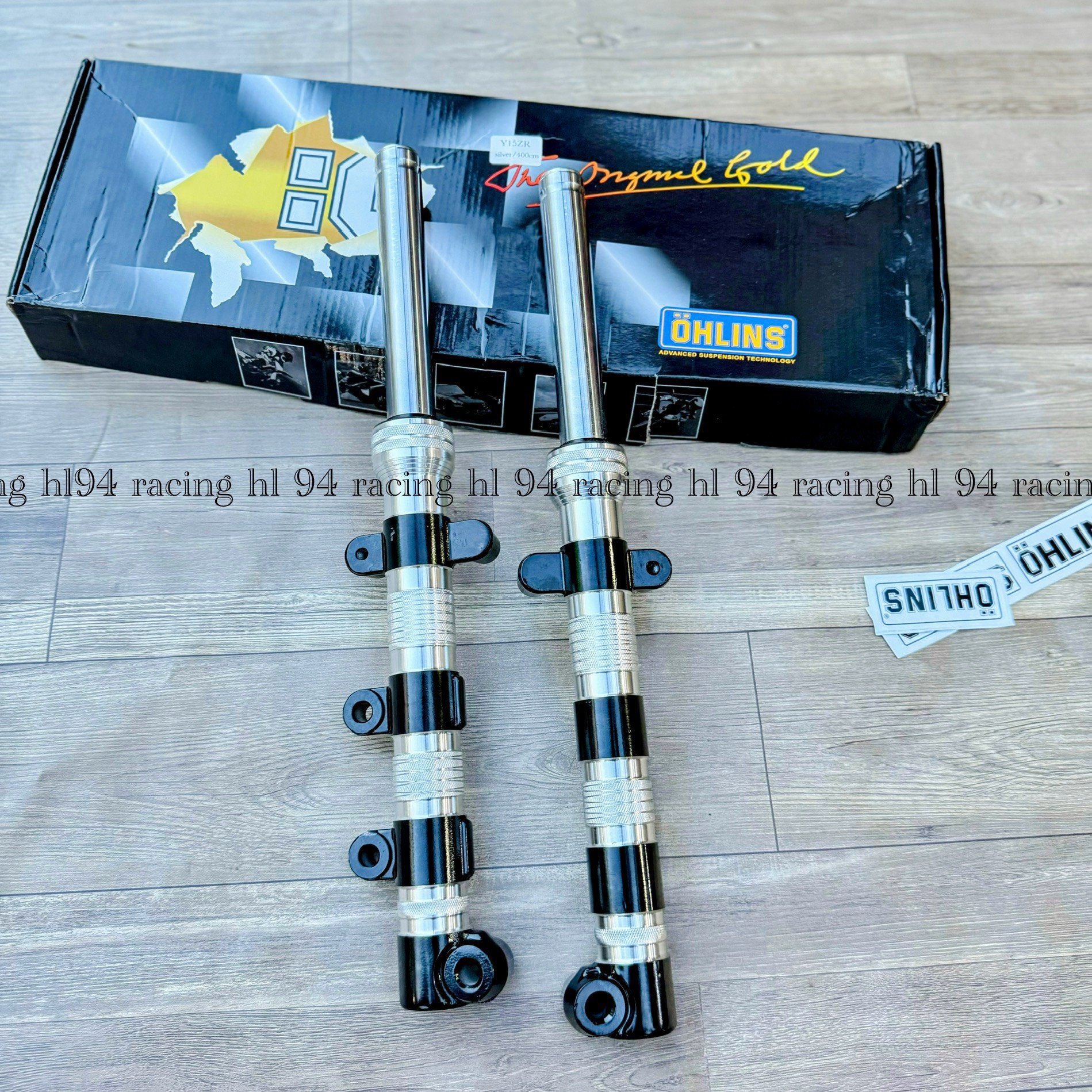 Phuộc phay ohlins Exciter 150 cắt ty 3 phân lắp đặt như zin
