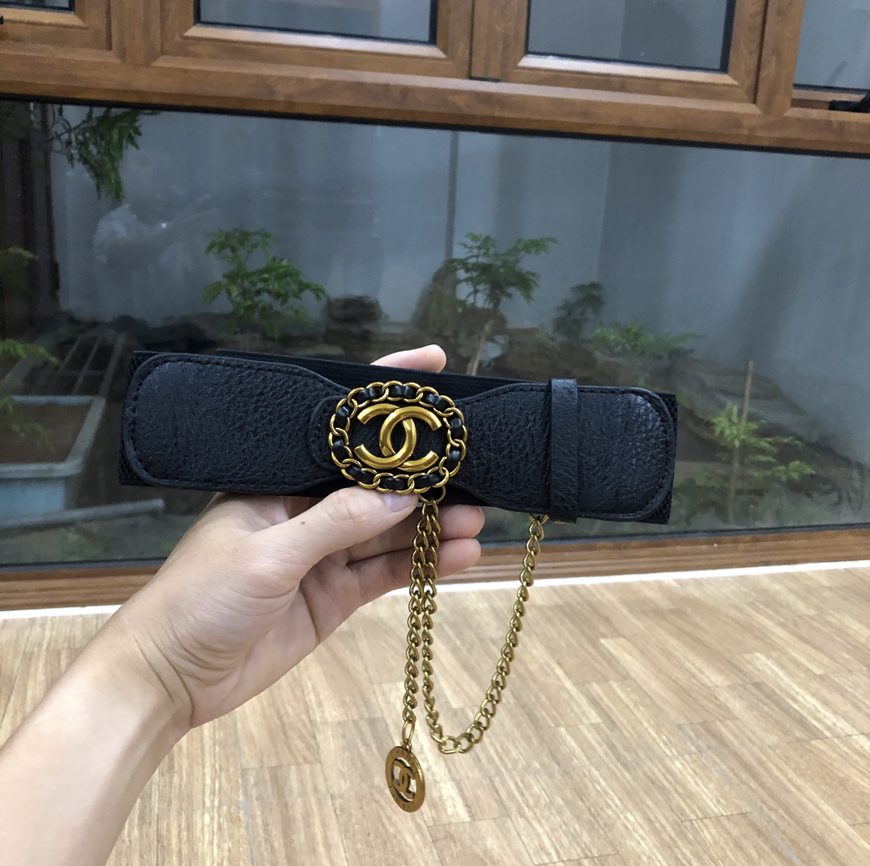 đai váy phối đầm, thắt lưng nữ phối đồ bản xích 4cm