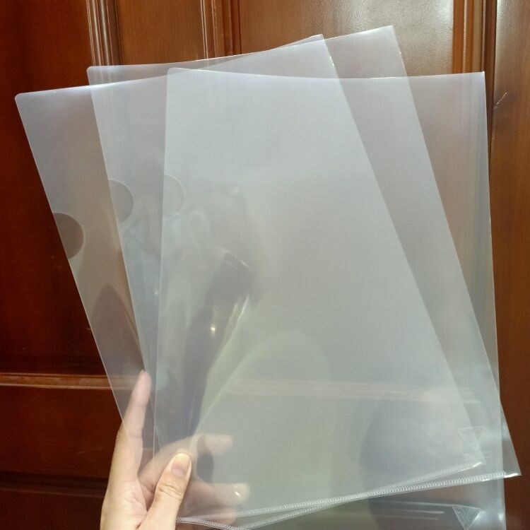 Xấp 10 Cái Bìa lá A4/F4 Flexoffice Thiên Long, Bìa Nhựa Trong Suốt Độ Dày 0.15mm