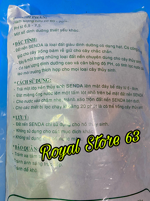 Senda phân nền thủy sinh công nghệ Nhật Bản (phân lẻ túi 2kg)
