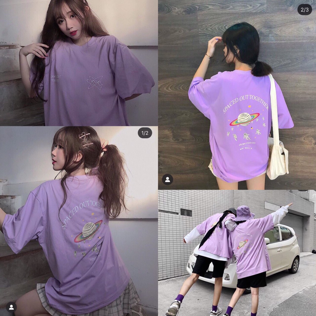 [HCM]ÁO THUN NAM NỮ TAY LỠ HỌA TIẾT VŨ TRỤ THỜI TRANG SAKURA MS258