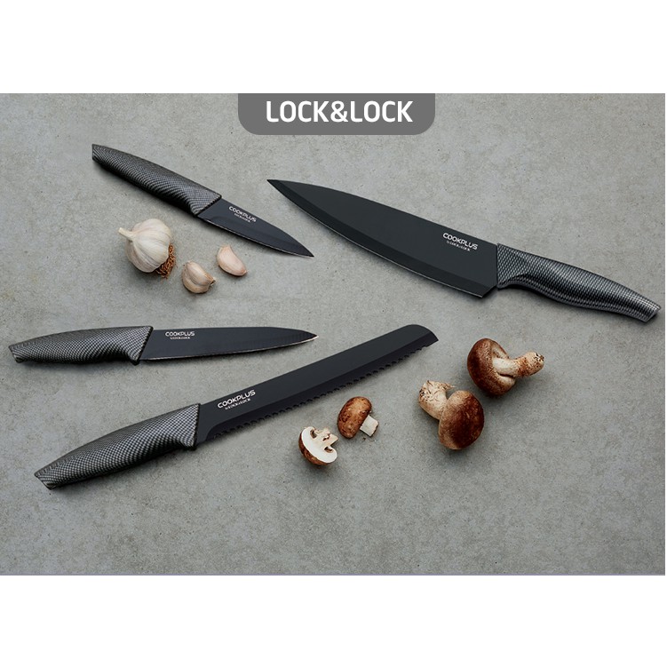 Đặt mua ngay bộ dao Lock&Lock COOKPLUS 5 món trên Lazada để có trải nghiệm nấu nướng tuyệt vời hơn với những chi tiết tinh tế về thiết kế và chất liệu.