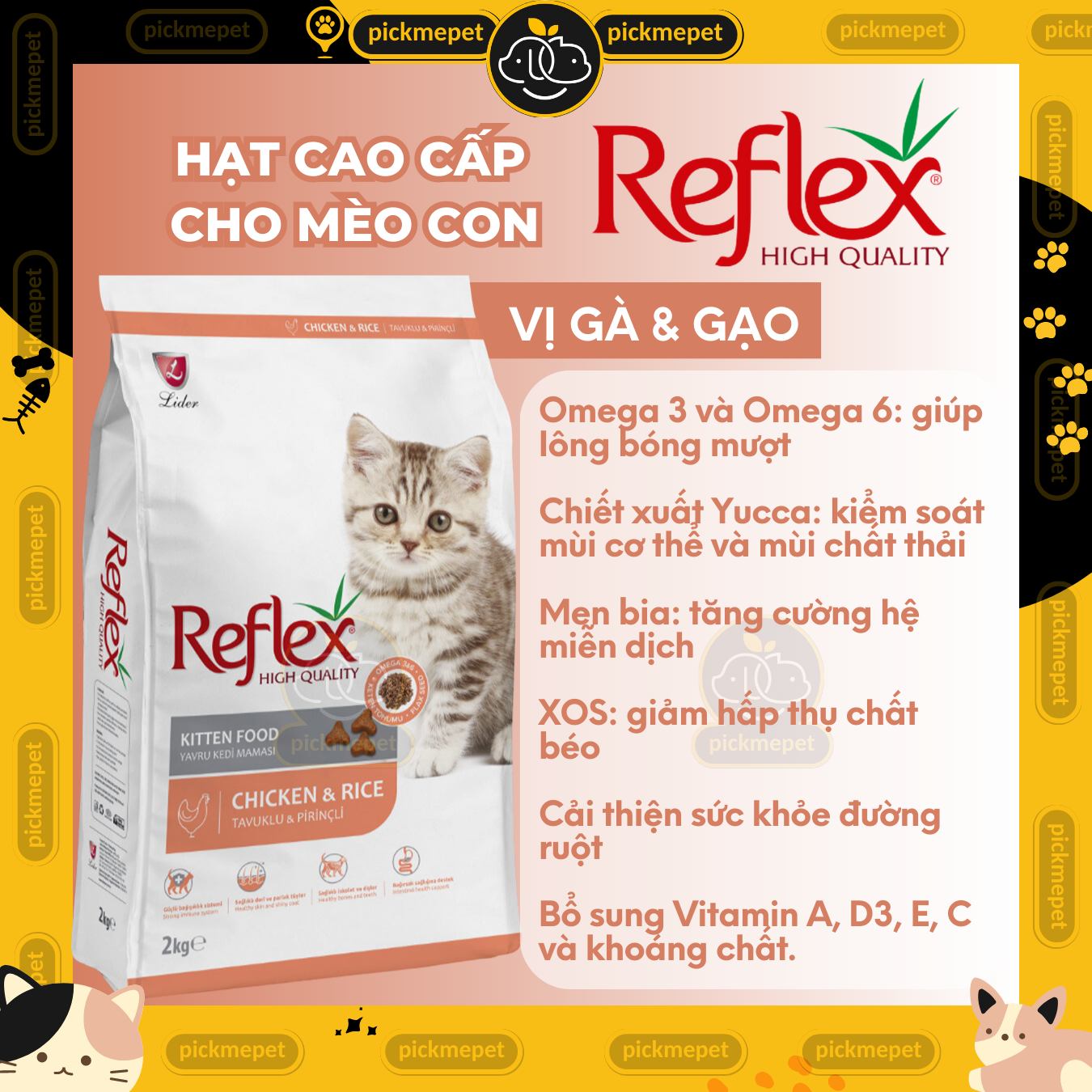 [2kg bag] Reflex Granules for Cats of All Ages, Adult Cats