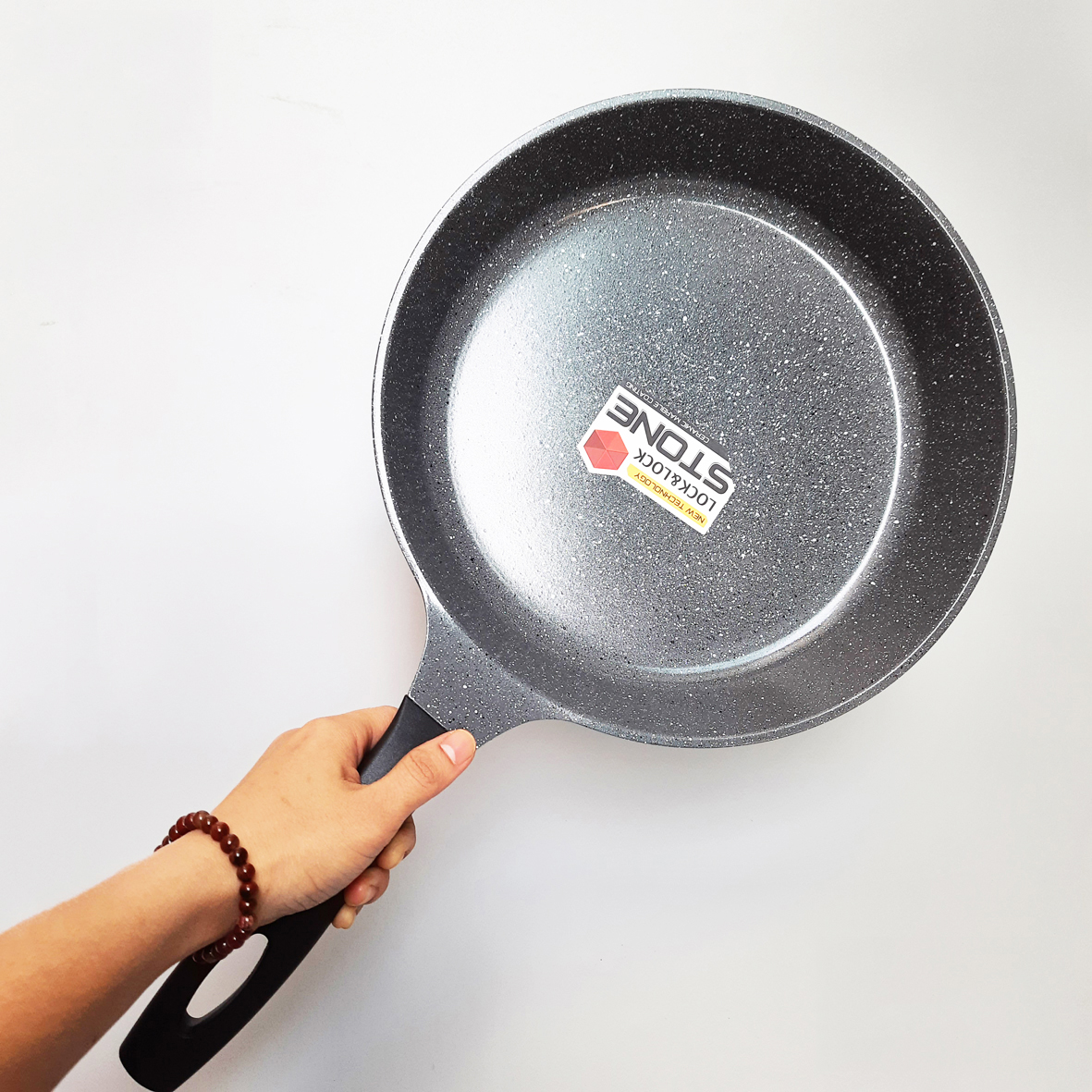 [Chính hãng] Chảo Vân Đá Chống Dính Đáy Từ Lock&Lock Stone 28cm LCA6283D