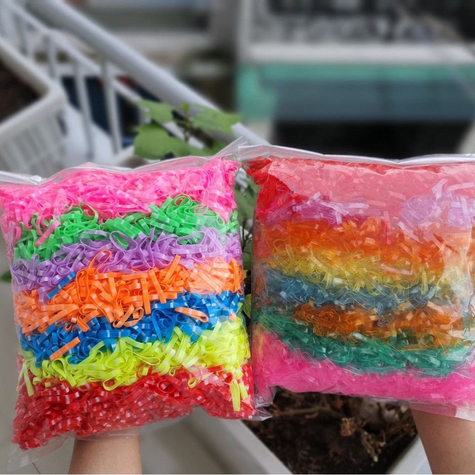 [HCM]SỈ 1KG THUN CỘT TÓC BẢNG TO SIÊU DẺO 7 NHIỀU MÀU