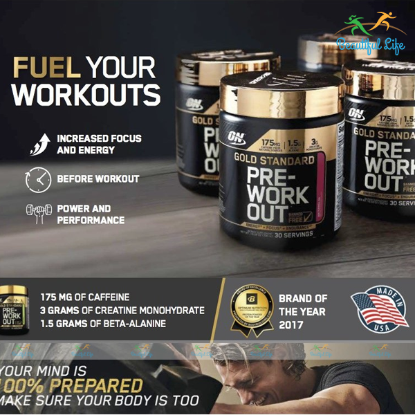 [HCM]PRE-WORKOUT - OPTIMUM NUTRITION - GOLD STANDARD PRE-WORKOUT - 30 serving