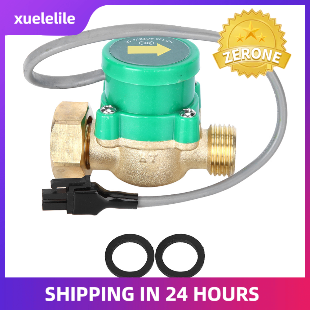 HT-120 6-4 AC220V Water Pump Flow Sensor Pipeline Booster Pump Flow Switch G3/4"