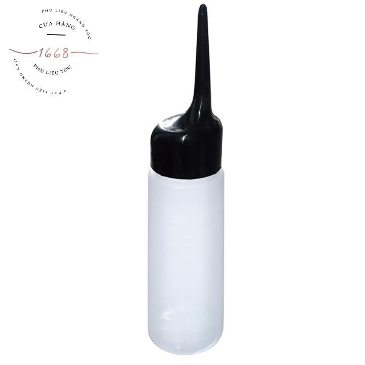 Bình tra nước dập uốn tóc, Bình Nhựa Tra Thuốc uốn tóc 160ml