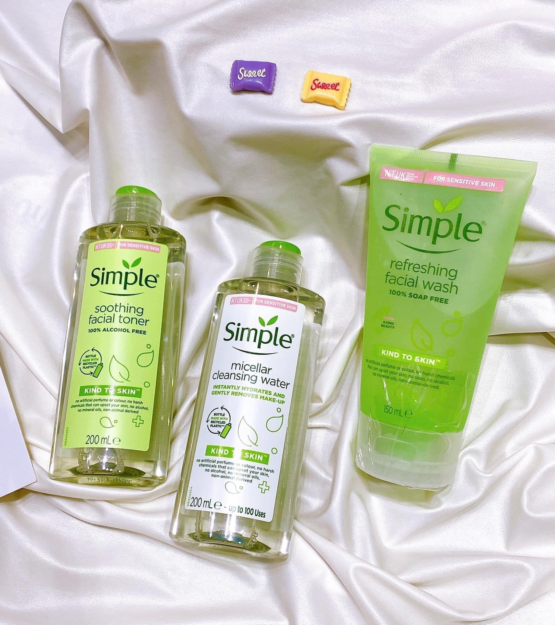 Nước Tẩy Trang Simple Micellar Cleansing Water 200ml