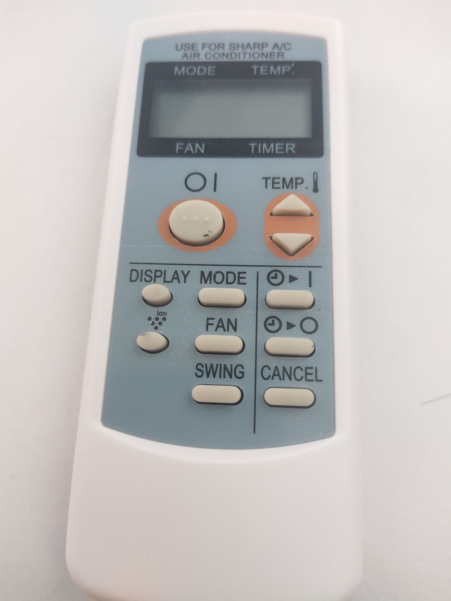 [HCM]Remote điều khiển điều hoà Sharp loại 11 nút ion