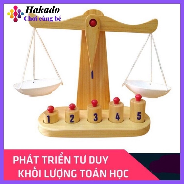 Đồ chơi cân gỗ minh thành