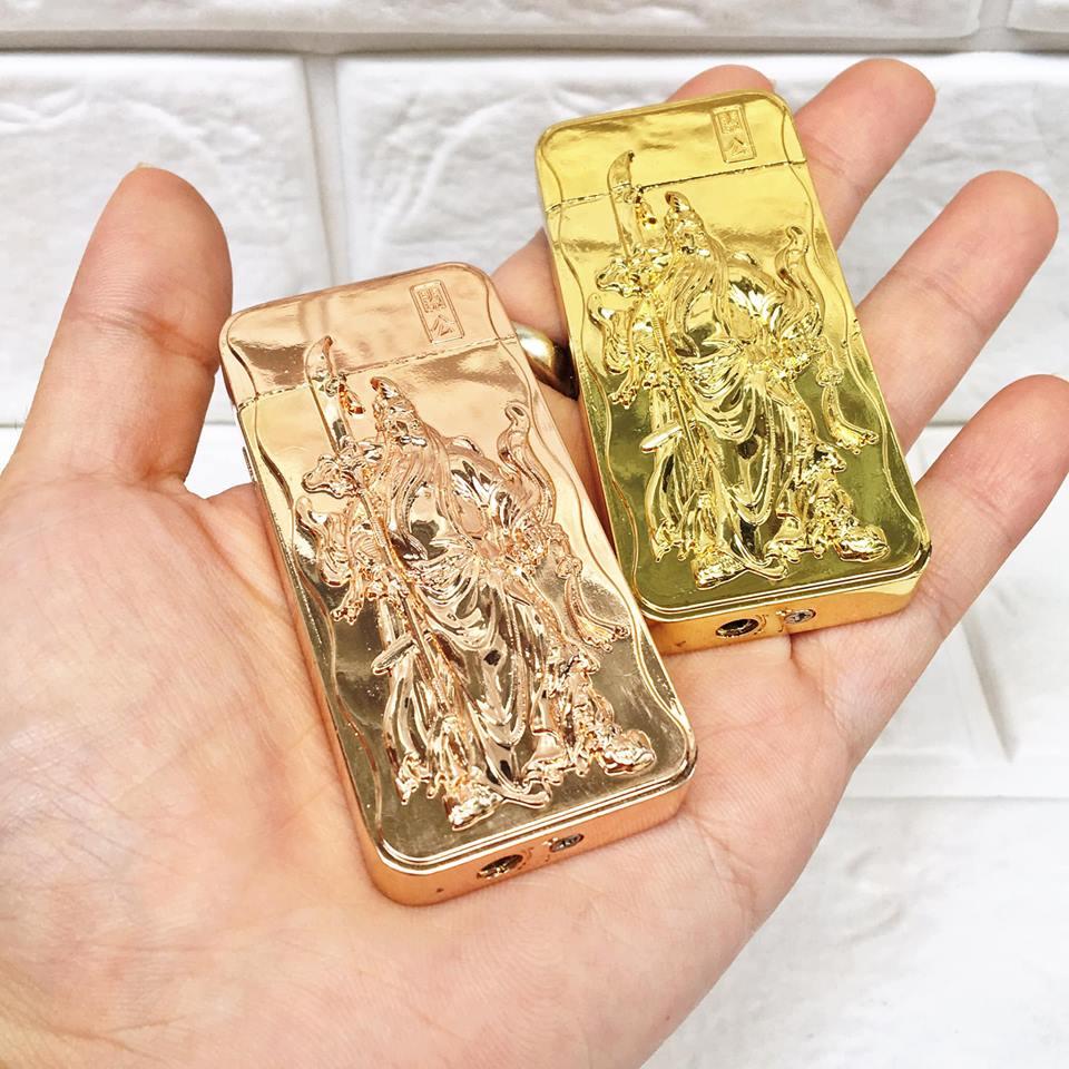 BẬT LỬA KHÈ HÌNH QUAN CÔNG VÀNG (CÓ HỘP) - (XÀI GAS) - Gia Phú Store