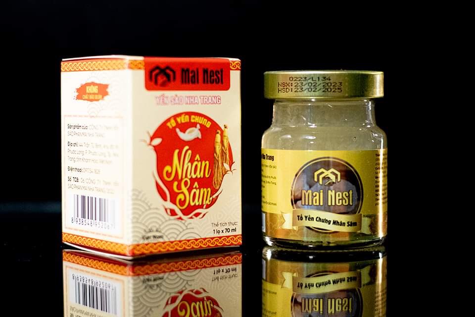 Yến Mainest chưng nhân sâm