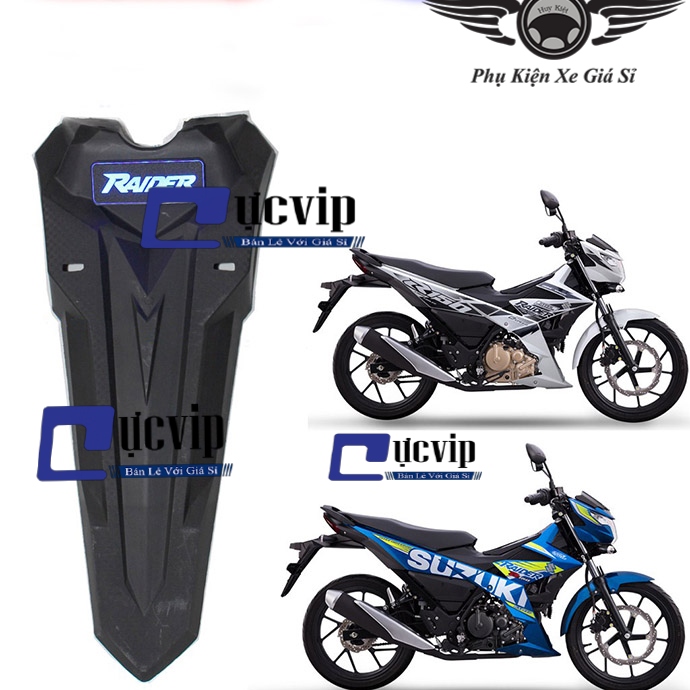 Dè Chắn Bùn Kiểu Dáng Sonic Gắn Xe Raider Fi Có Đèn MS2849