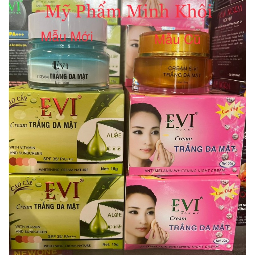 [HCM]Kem Evi Trắng Da Mặt 30g