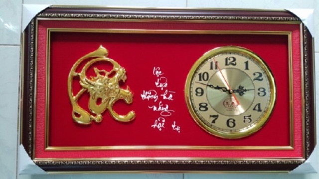 Tranh đồng hồ treo tường kích thước 40×60