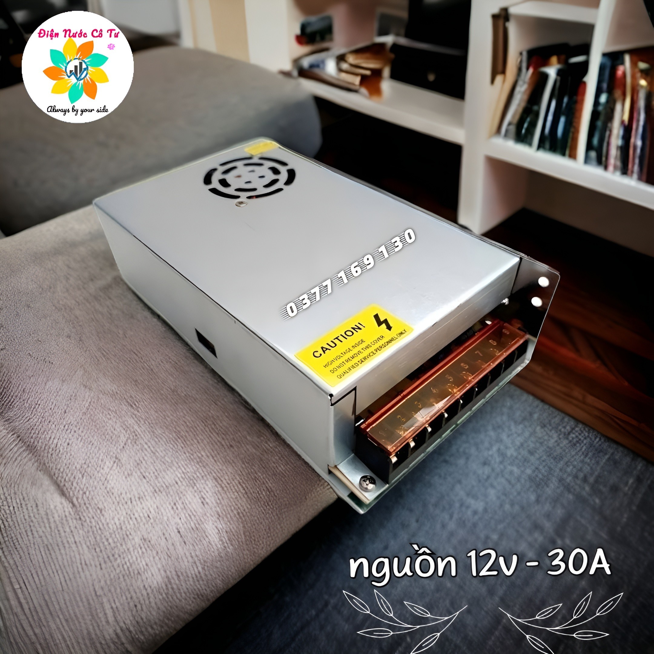 Nguồn tổ ong 12v 30a có quạt hàng loại 1