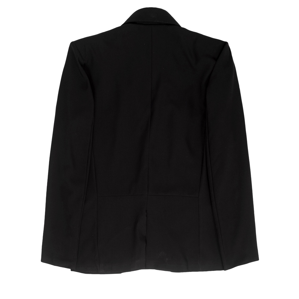 Áo khoác blazer trơn form rộng Basic Blazer HUGU chất vải cao cấp chuẩn form