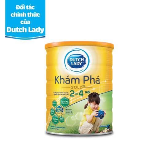Sữa bột Dutch Lady Khám phá Gold 900g ( 2-4 Tuổi )
