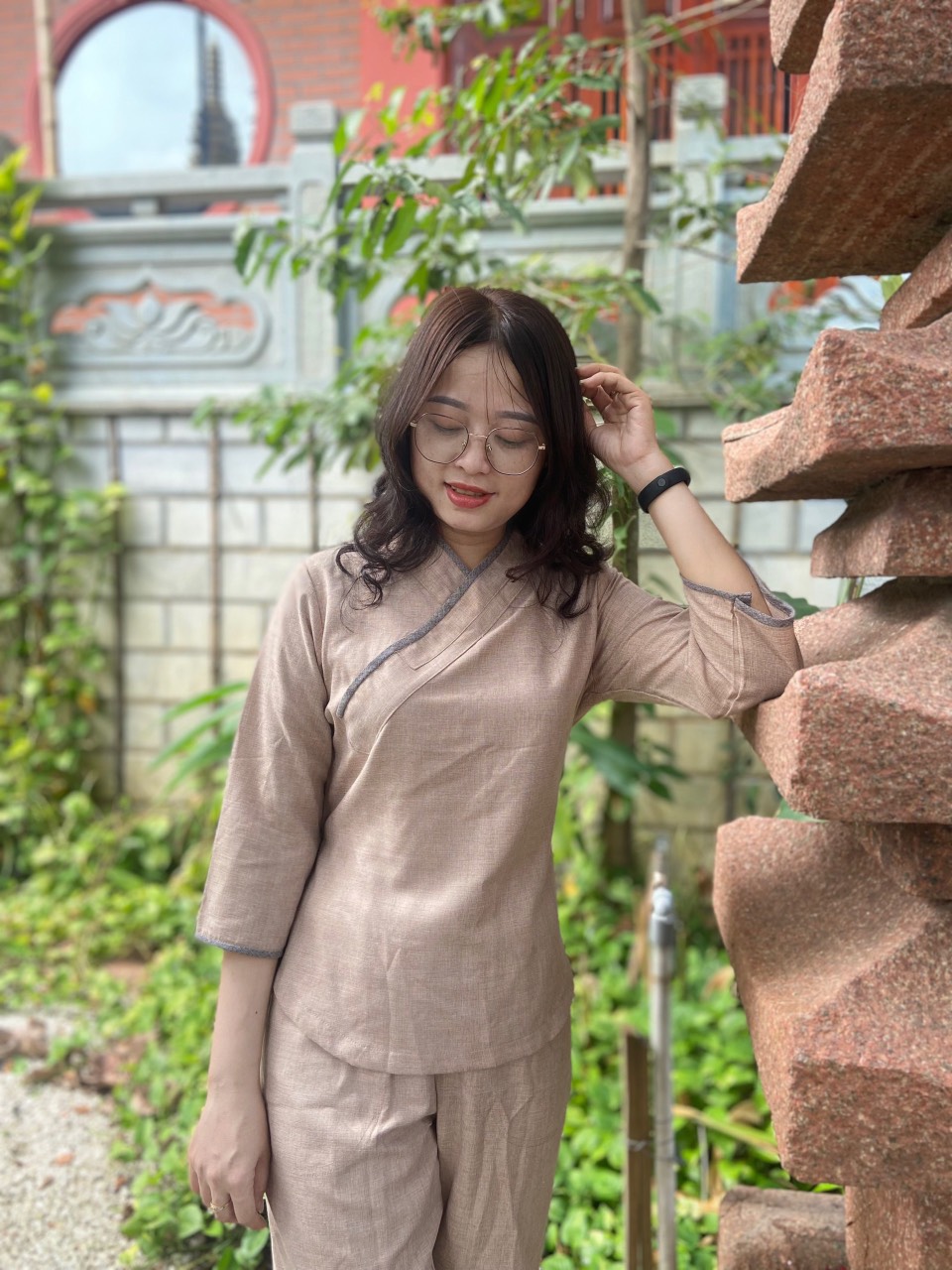 ĐỒ LAM ĐI CHÙA MẪU CHUI NHẬT VẢI LINEN