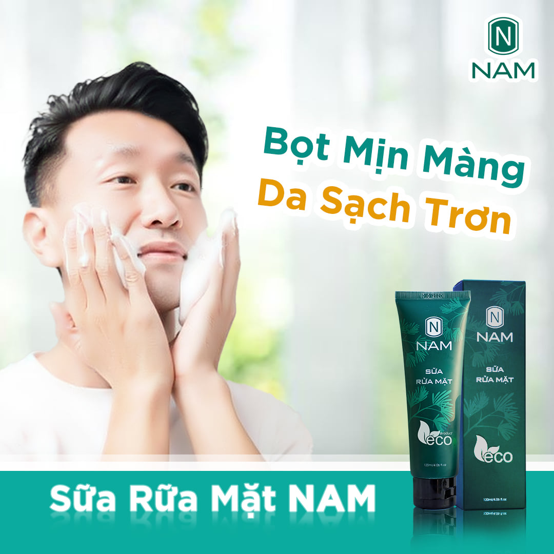 Sữa rửa mặt NAM - 120ml (Mẫu Mới)