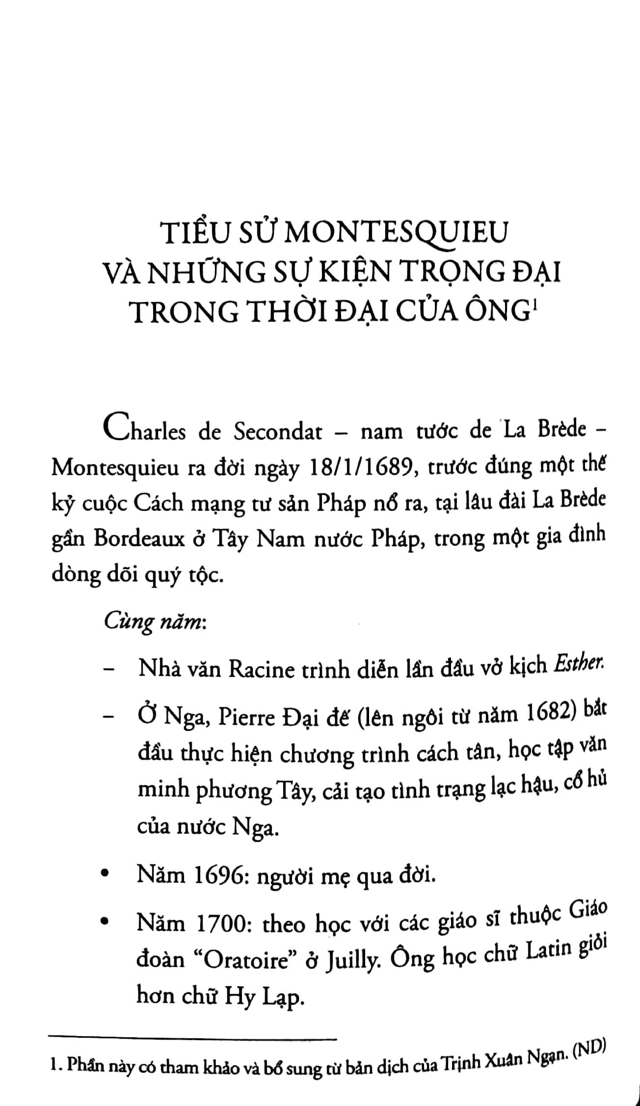 Sách - Bàn về tinh thần pháp luật