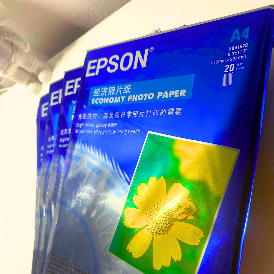 Giấy in ảnh Epson A4 ̣( xấp 20 tờ )