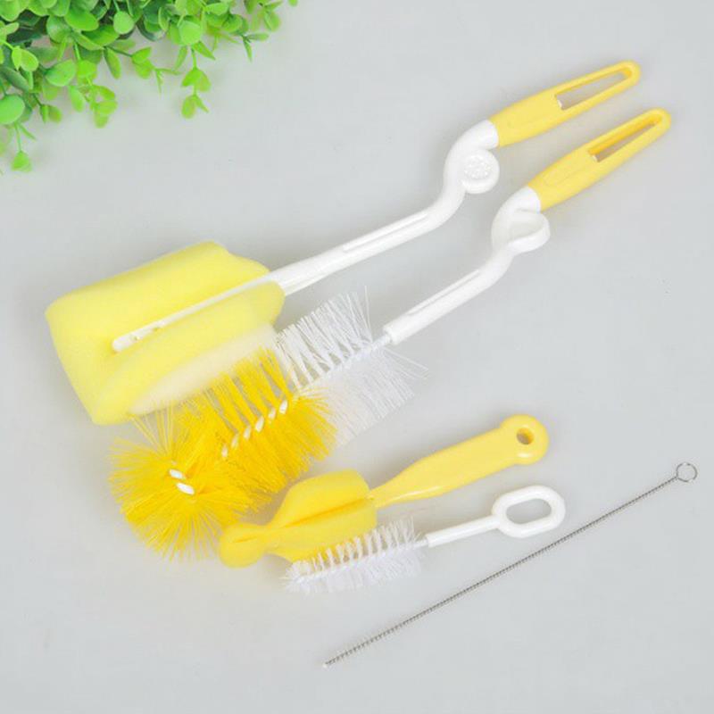 [HCM]Cọ bình sữa 4 chi tiết dụng cụ vệ sinh bình sữa