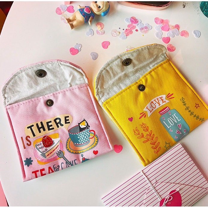 VÍ VẢI IN HỌA TIẾT SIÊU MỀM - SIÊU CUTE