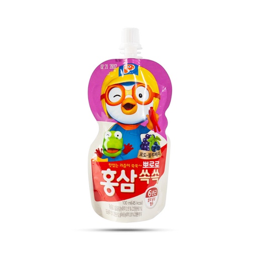 Nước hồng sâm hoa quả Pando pororo cho bé