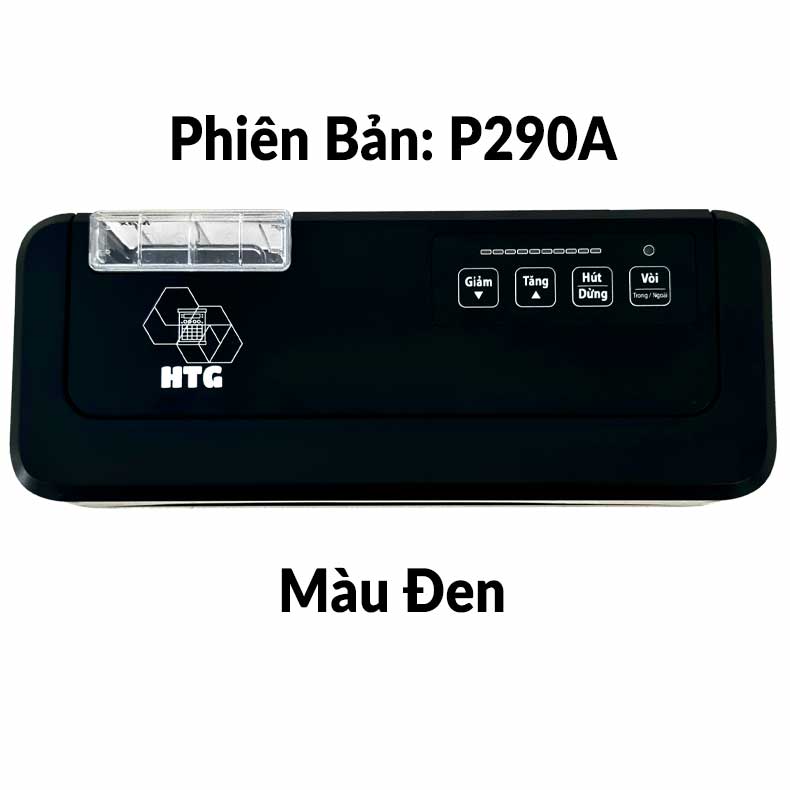 HTG P290A Vacuum Sealer Machine EU Plug Free Gift 10pcs Bags Kitchen Vacuum Packer Machine Small Sealing Machine Food Vacuum Sealer