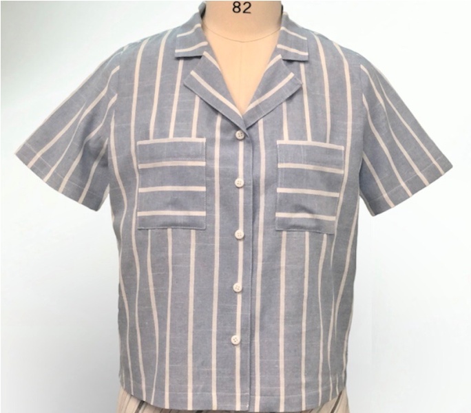 Áo cổ danton cho nữ giới