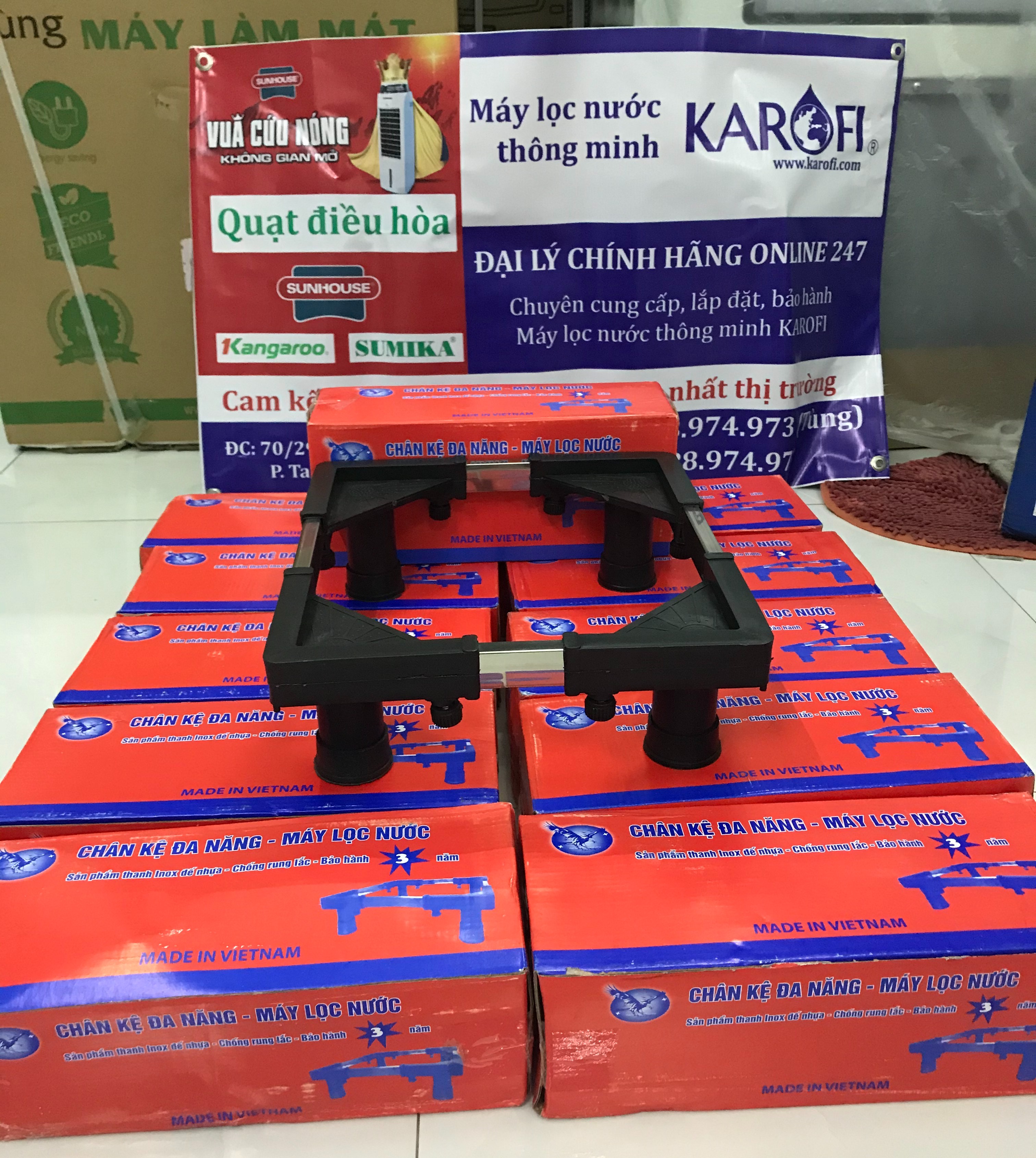 CHÂN KỆ MÁY LỌC NƯỚC