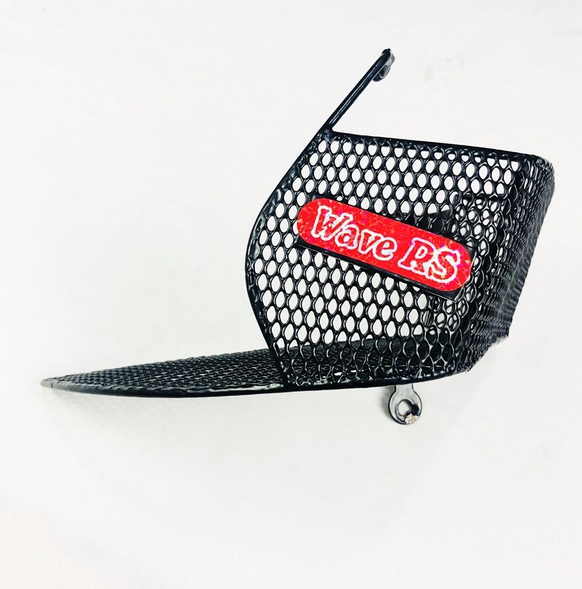 Wave Rs Basket Is Mounted on the Side of the Motorbike