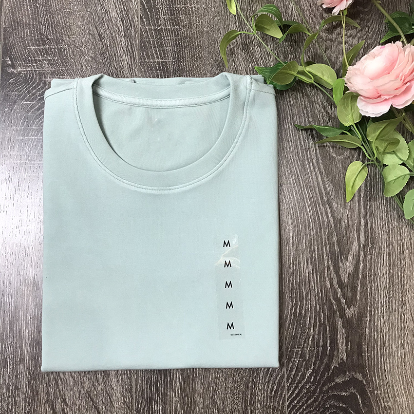 Áo phông nữ Choobe cộc tay ngắn dáng ôm body thun cotton trơn cổ tròn màu trắng đen xanh đỏ A03