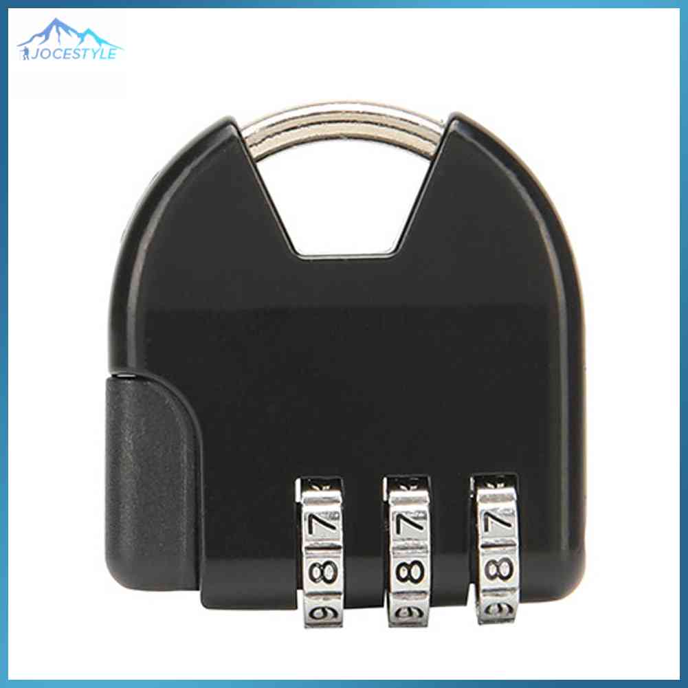 Mini 3-Digit Code Luggage Password Padlock Drawer Anti-Theft Password Lock