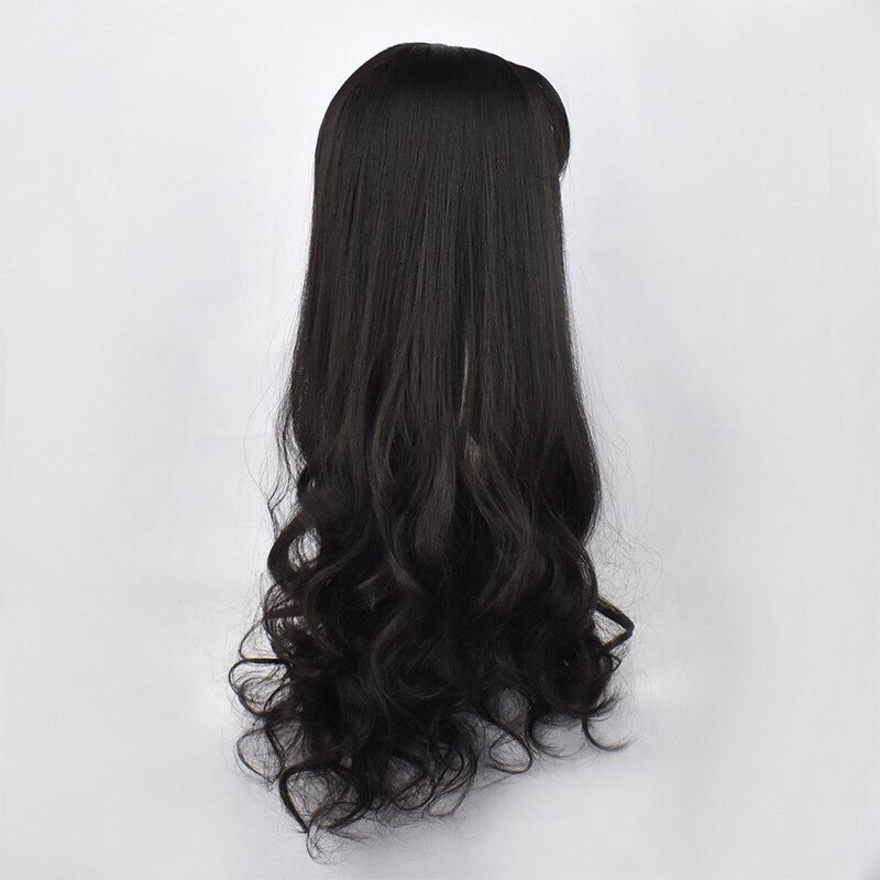 Tóc giả nữ cả đầu ❤️Tóc giả nguyên xoăn 48cm