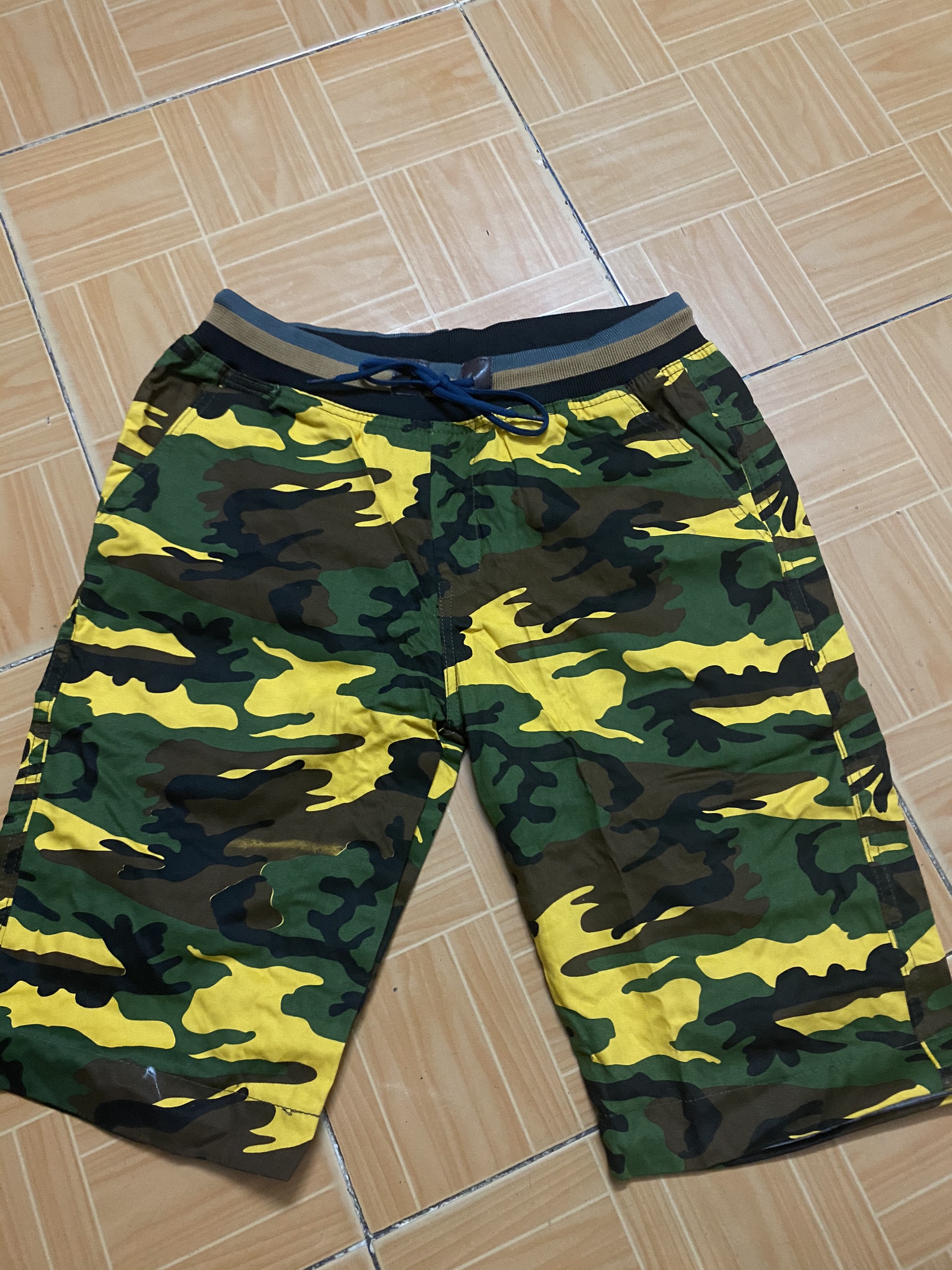 Quần short kaki nam lưng thun- Thời trang nam