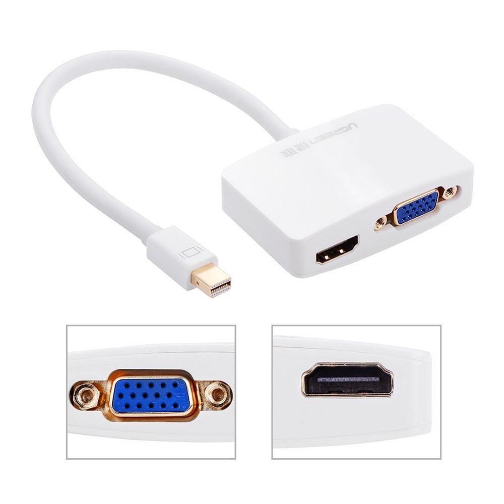 Cáp Mini Displayport to HDMI + VGA Ugreen 10427