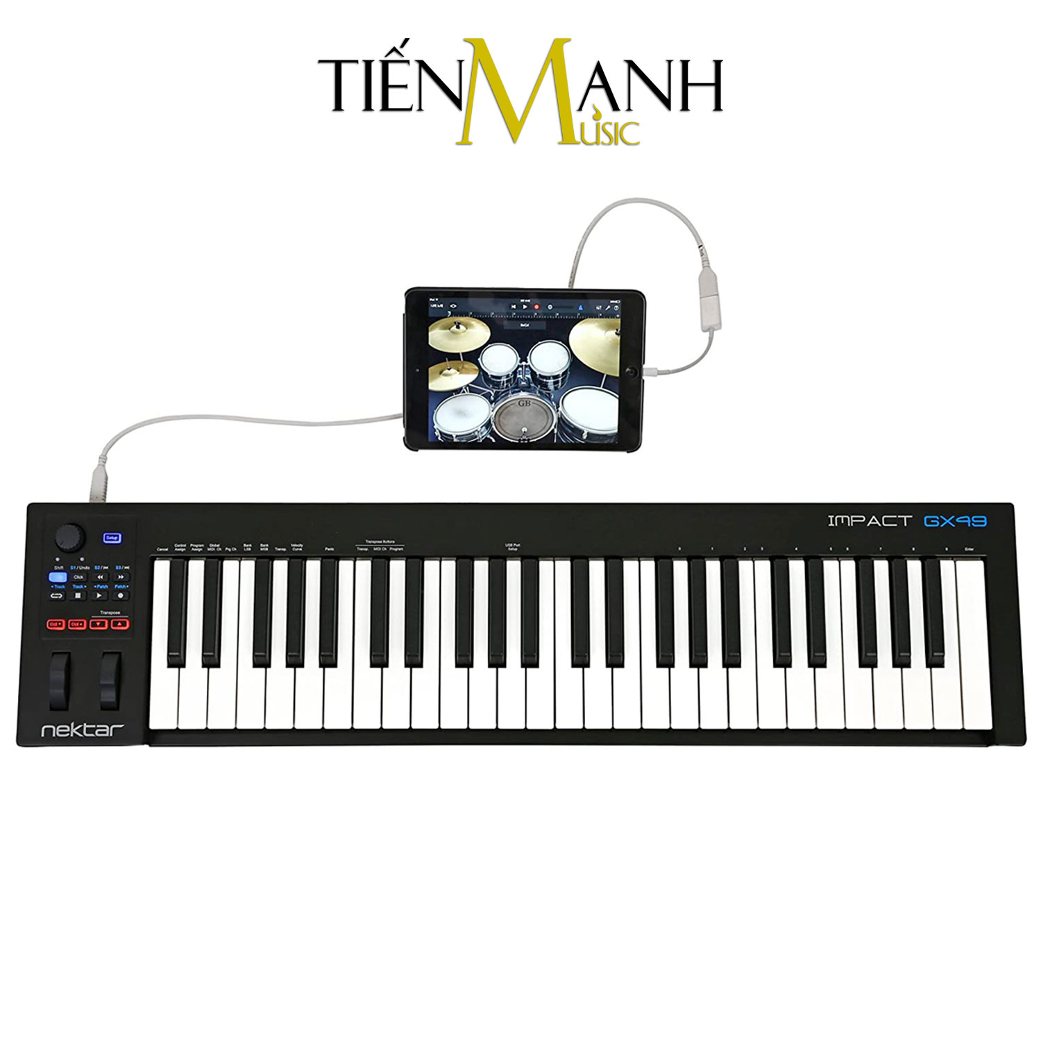 Nektar Impact GX49 Midi Keyboard Controller 49 Phím Cảm ứng lực (Bàn phím sáng tác - Sản xuất âm nhạc Producer)