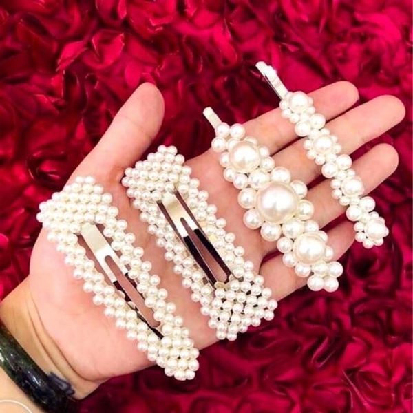 [Chính hãng] Sét 4 món kẹp tóc ngọc trai Hàn Quốc