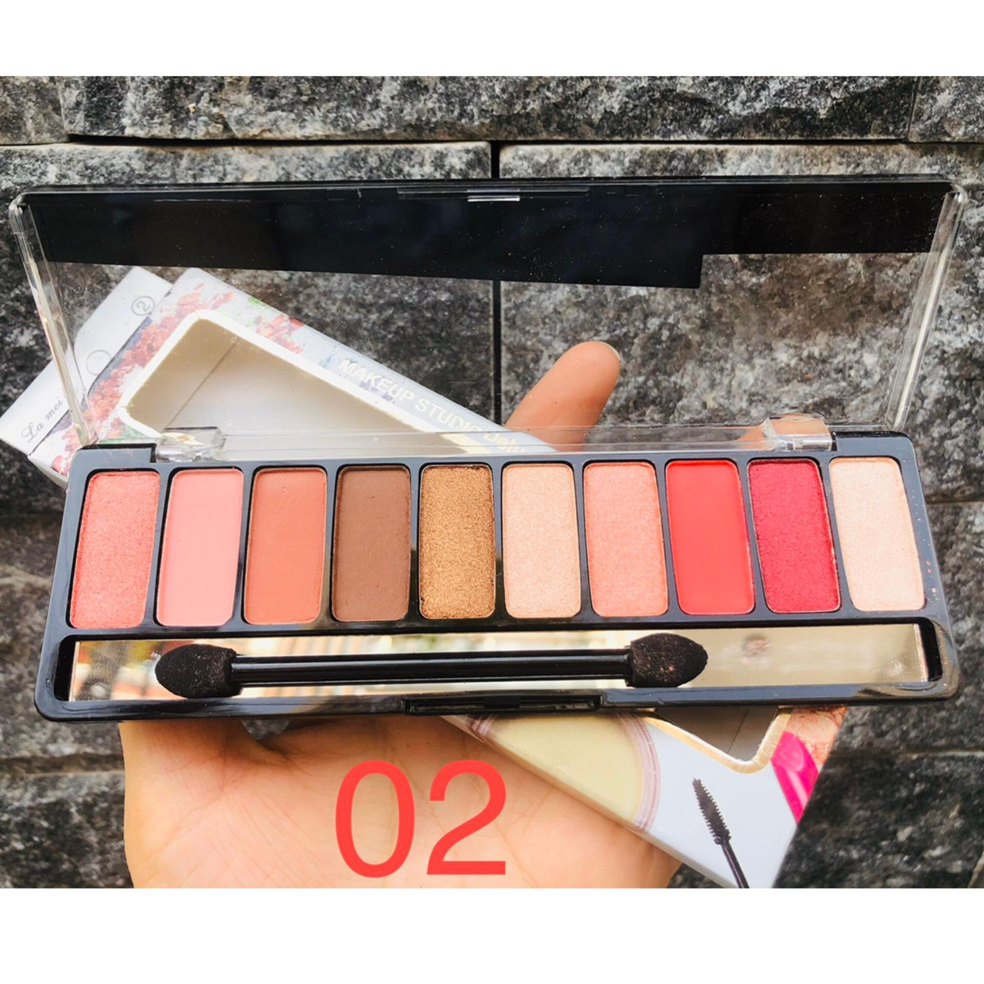 Bảng phấn mắt Lameila 10 ô No. 3565 - Hàng Nội Địa