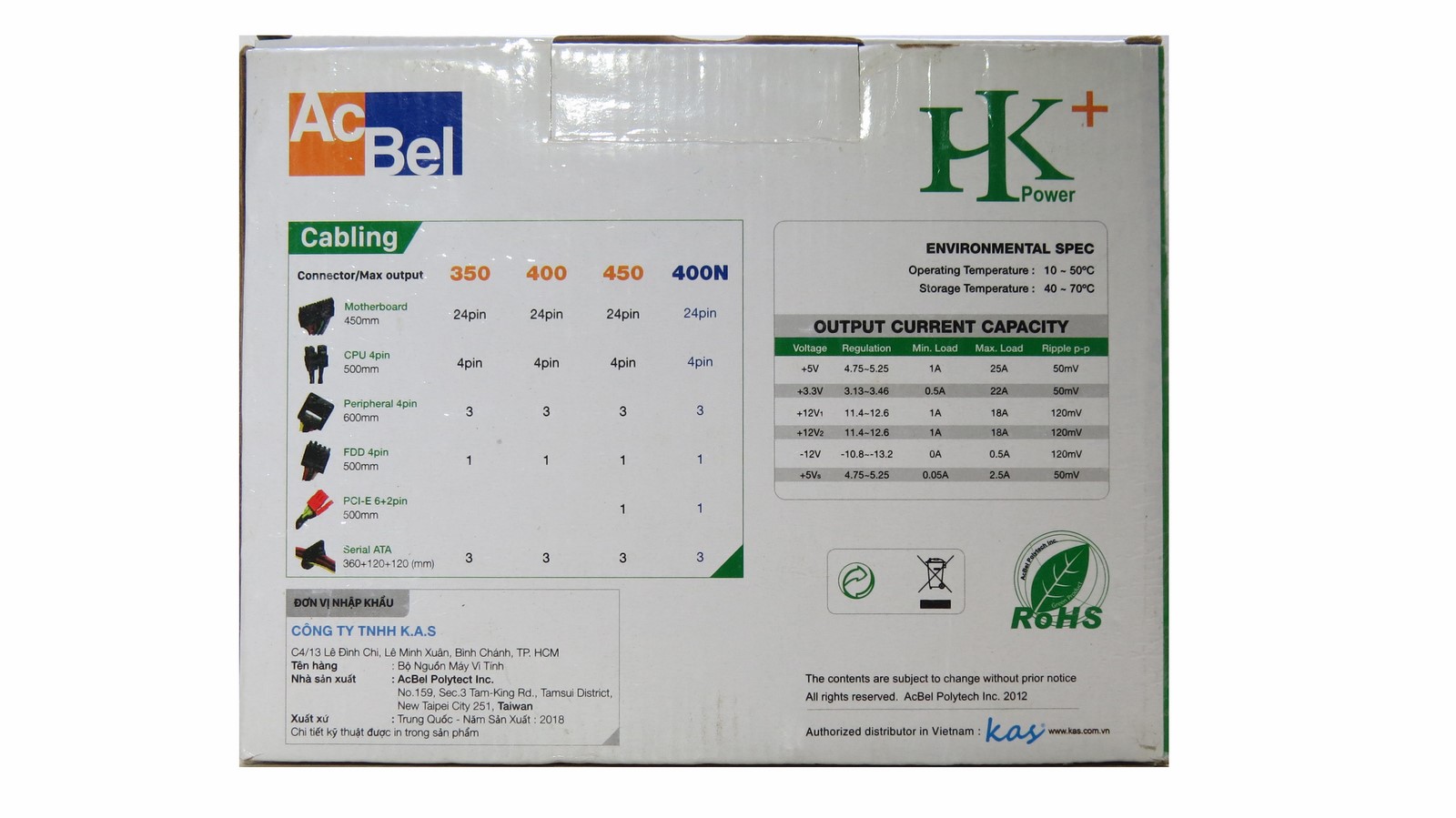 [HCM]Nguồn máy tính AcBel CE2 350W