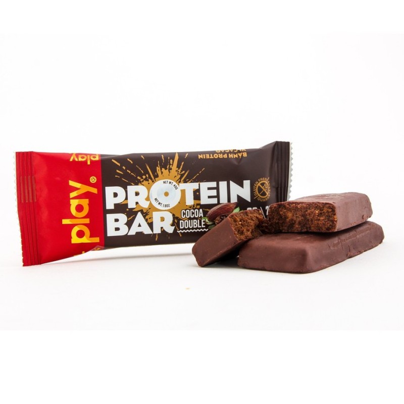 Thanh Protein Bar [FREESHIP] Thanh Năng Lượng Play Protein Bar - Bánh Protein Vị Cacao 45Gr SP4
