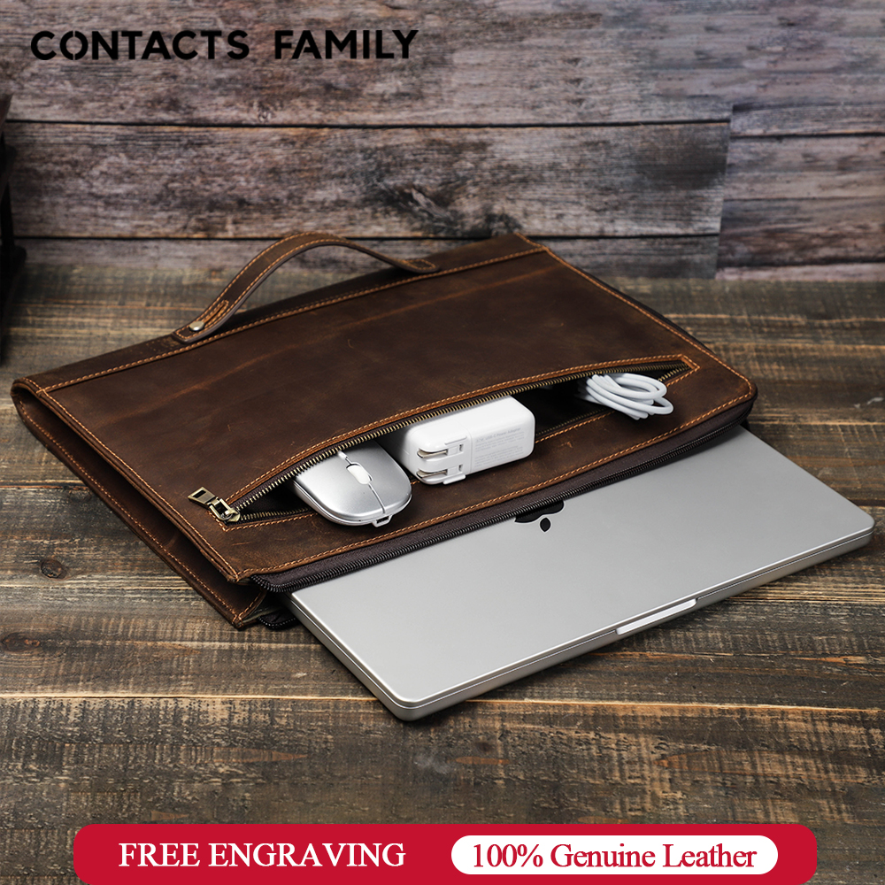 genuine leather laptop sleeve