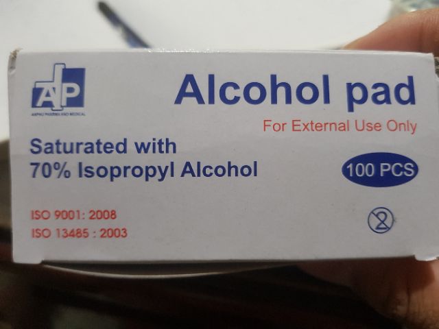 Cồn Khô Bông Tẩm Cồn Tiệt Trùng (Alcohol Pad)